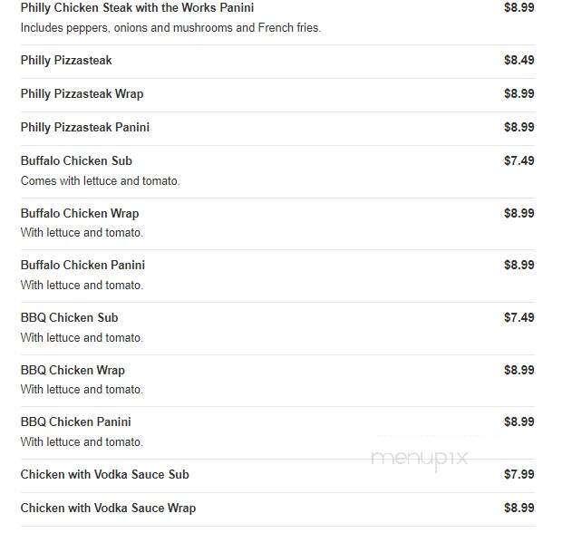 Ferati's Pizza - Butler, NJ menu_pic