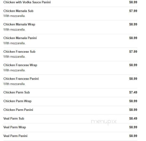 Ferati's Pizza - Butler, NJ menu_pic