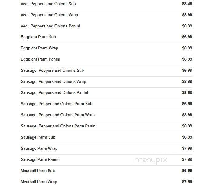 Ferati's Pizza - Butler, NJ menu_pic