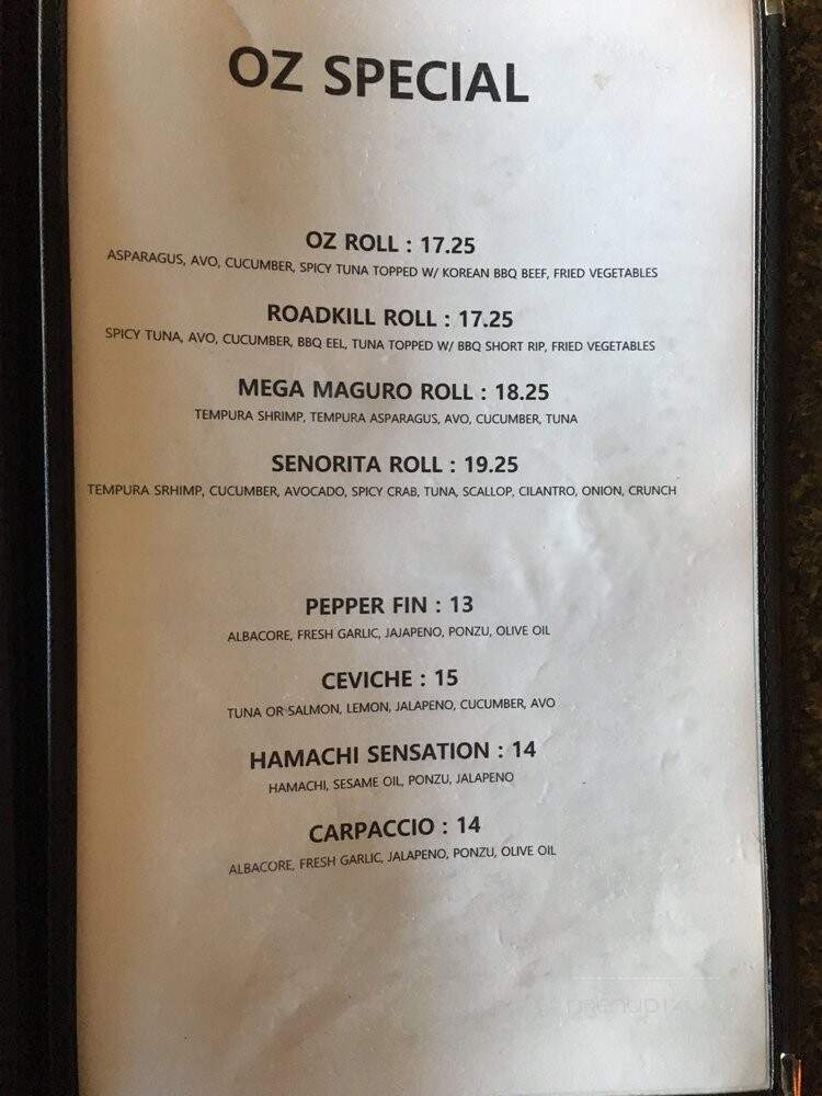 Oz Sushi & Grill - Lodi, CA