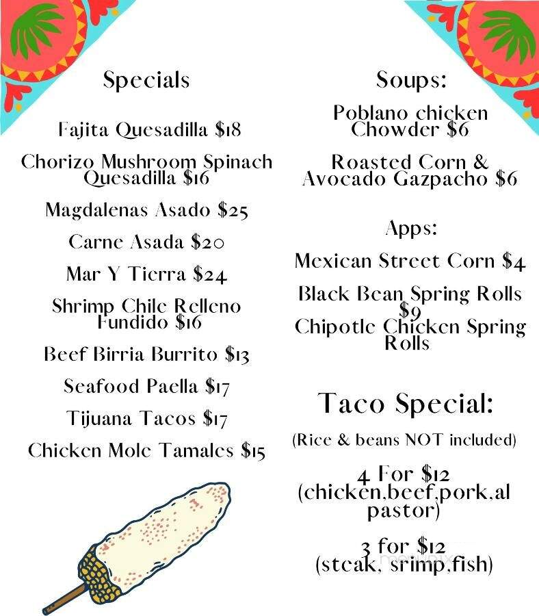 Magdalena's Menu 3018 Main St Valetie NY 12184 - Valatie, NY menu_pic