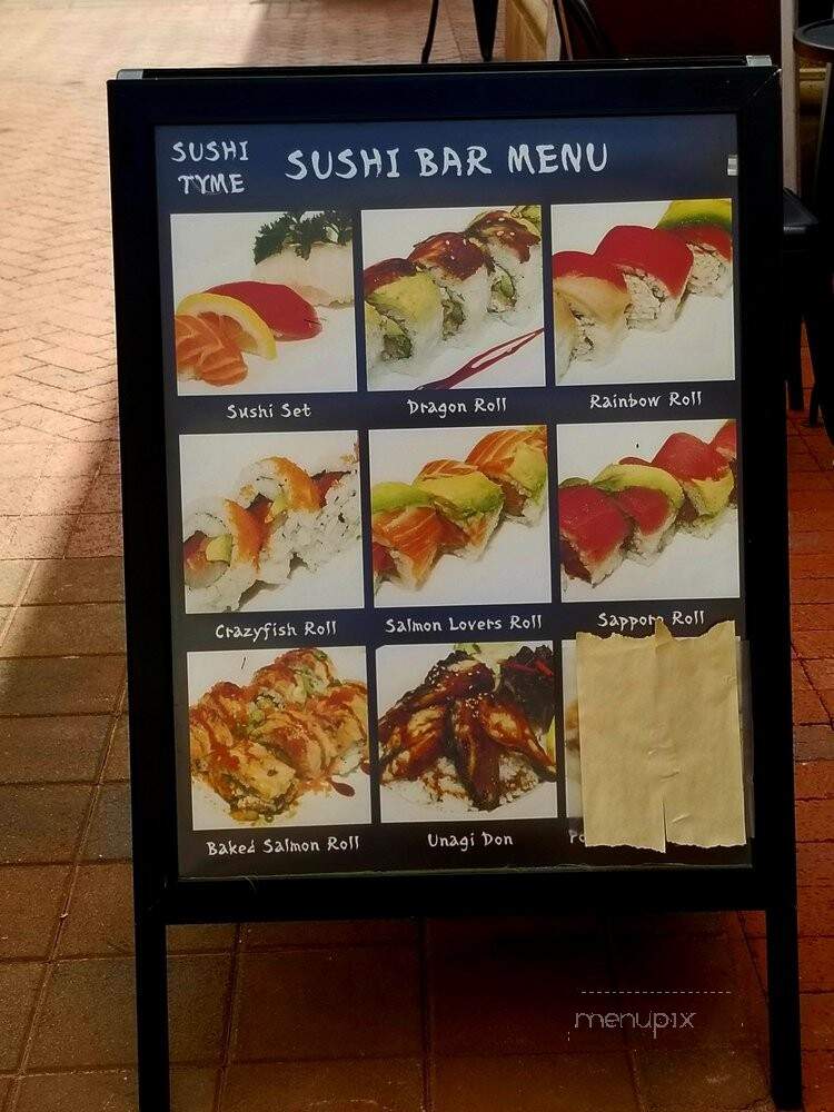Sushi Tyme - Santa Barbara, CA menu_pic