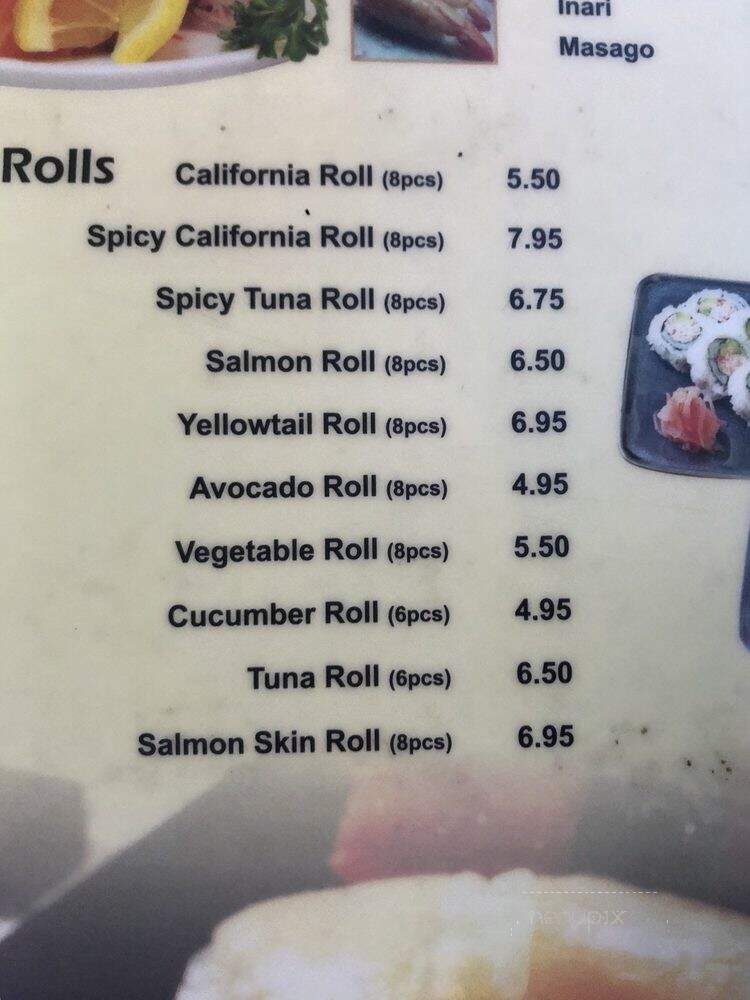 Sushi Tyme - Santa Barbara, CA menu_pic