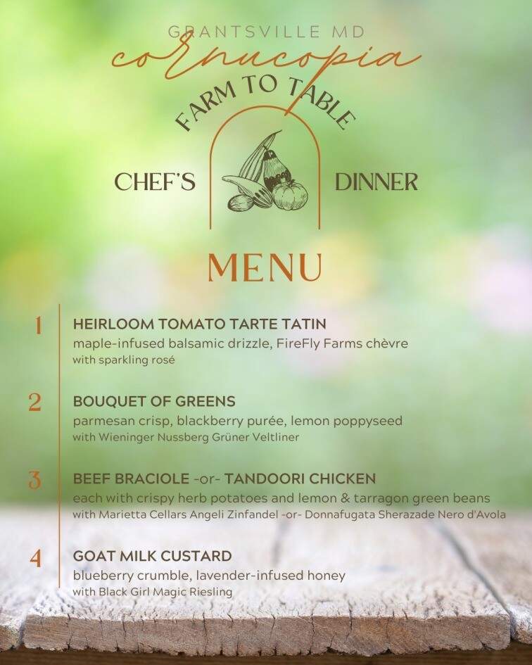Savage River Lodge - Frostburg, MD menu_pic