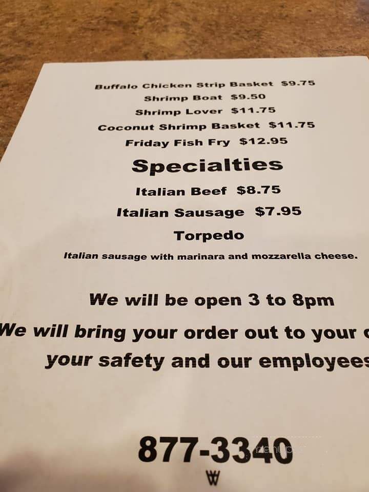 Touch of Class - Twin Lakes, WI menu_pic