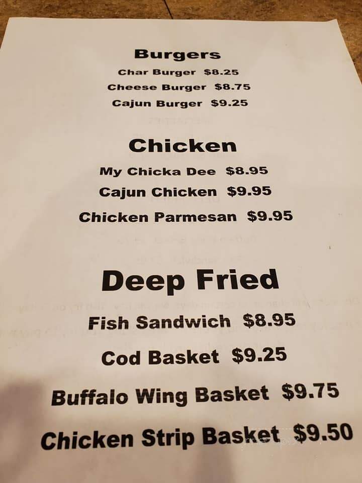 Touch of Class - Twin Lakes, WI menu_pic