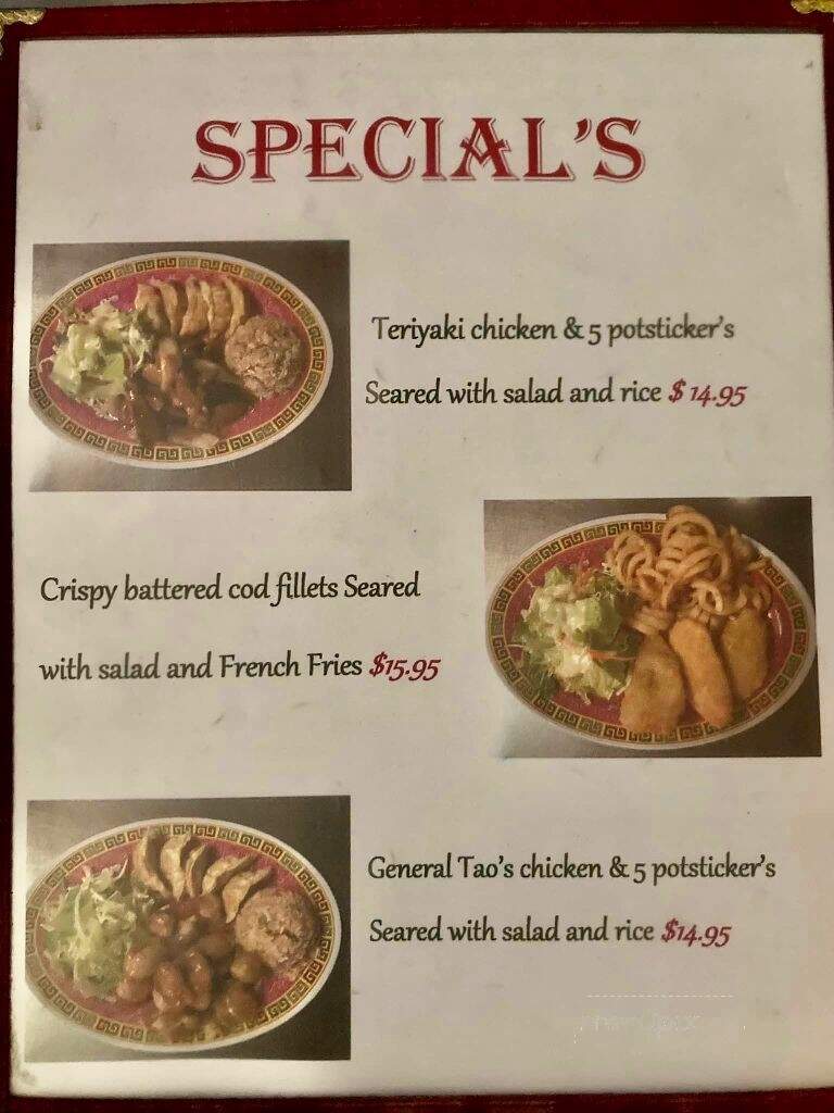 Chopstix - Eatonville, WA menu_pic
