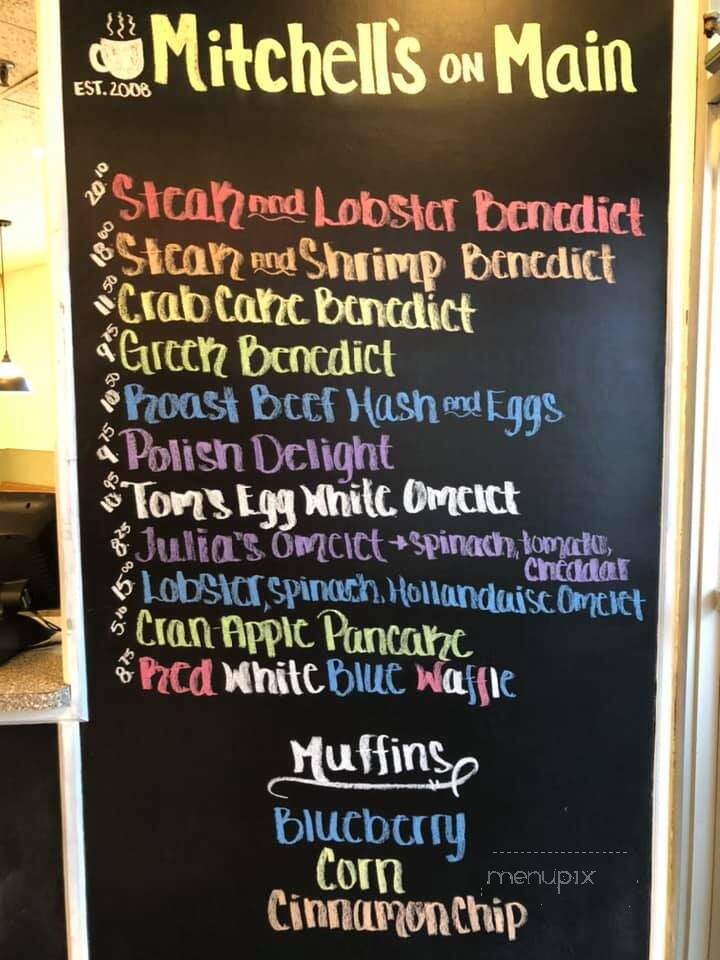 Mitchell's on Main - Cromwell, CT menu_pic