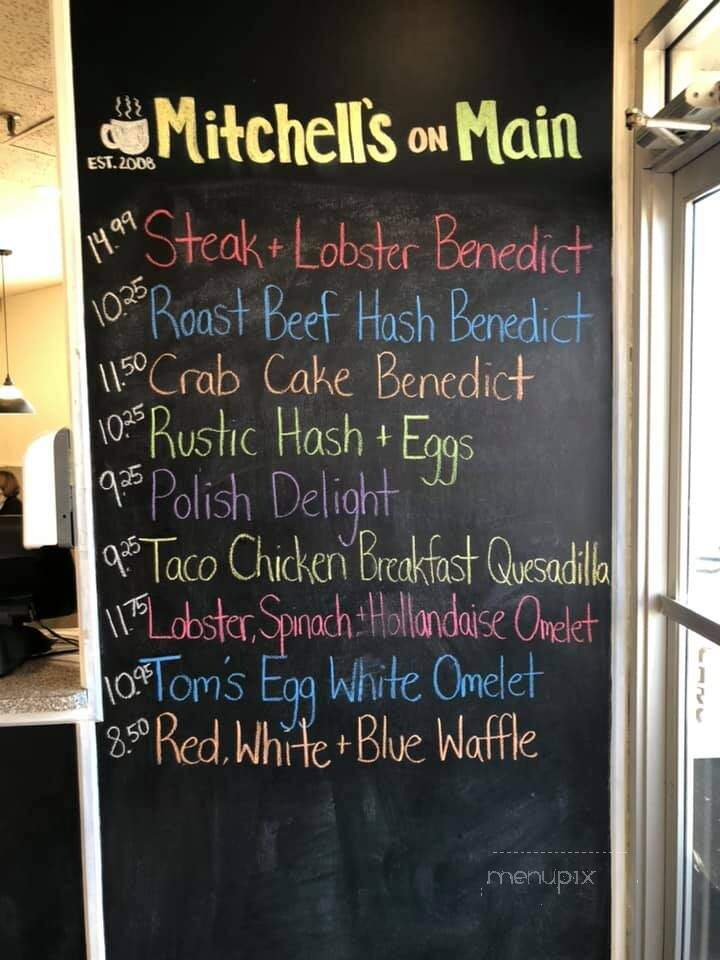 Mitchell's on Main - Cromwell, CT menu_pic