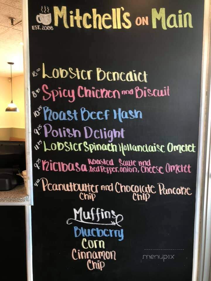 Mitchell's on Main - Cromwell, CT menu_pic