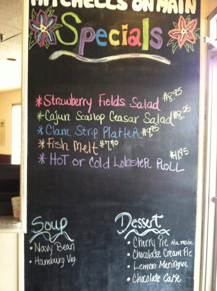 Mitchell's on Main - Cromwell, CT menu_pic
