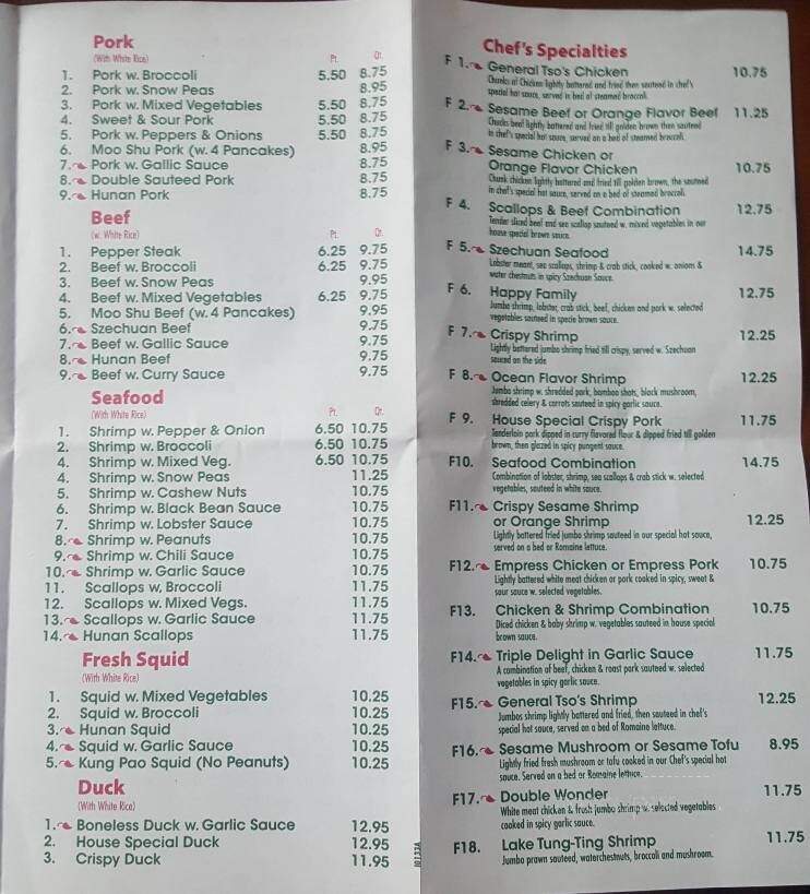 Ichiban - South Hadley, MA menu_pic