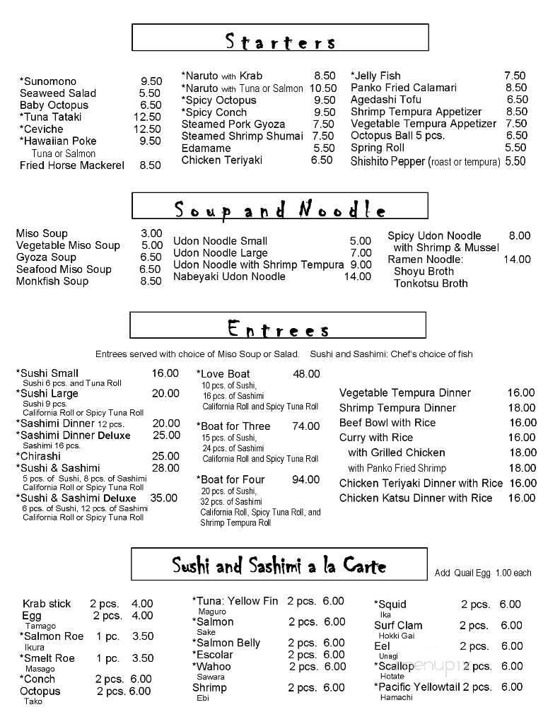 Goma Sushi - Port St Lucie, FL menu_pic