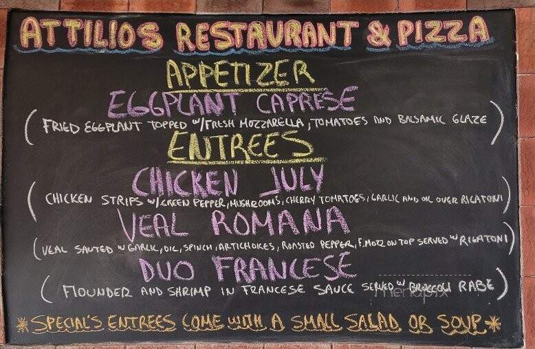 Attilio's Italian Restaurant - Ocean, NJ
