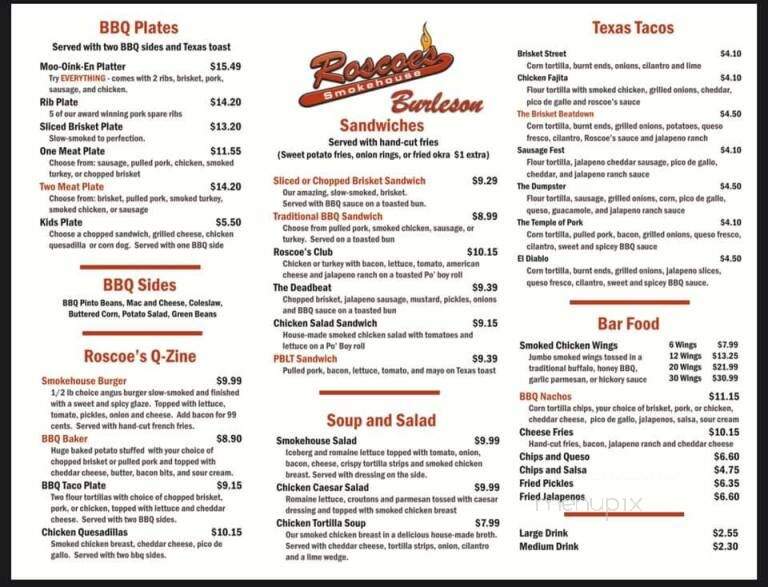 Roscoe's Smokehouse - Burleson, TX