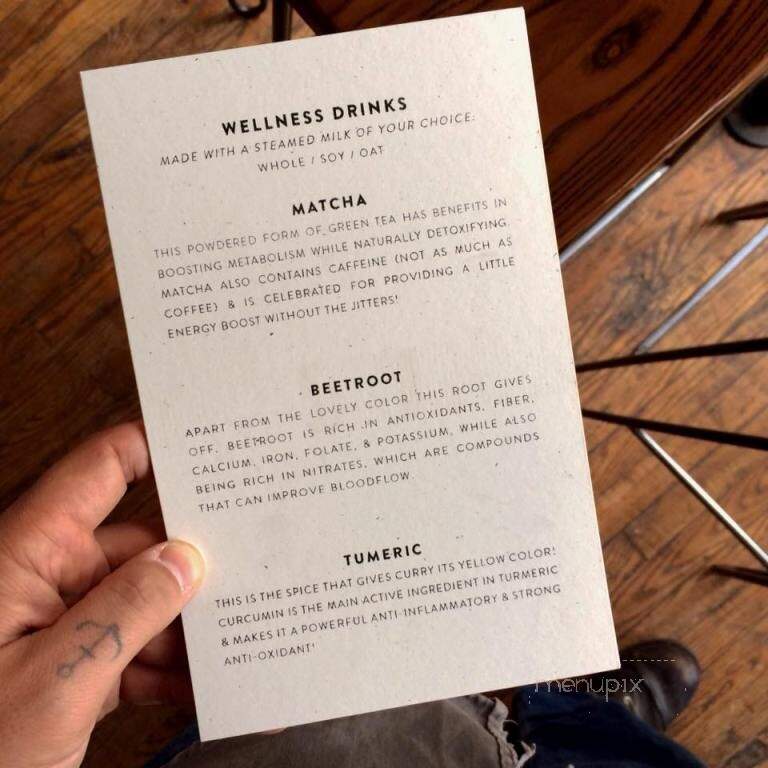 the Root Note - La Crosse, WI menu_pic