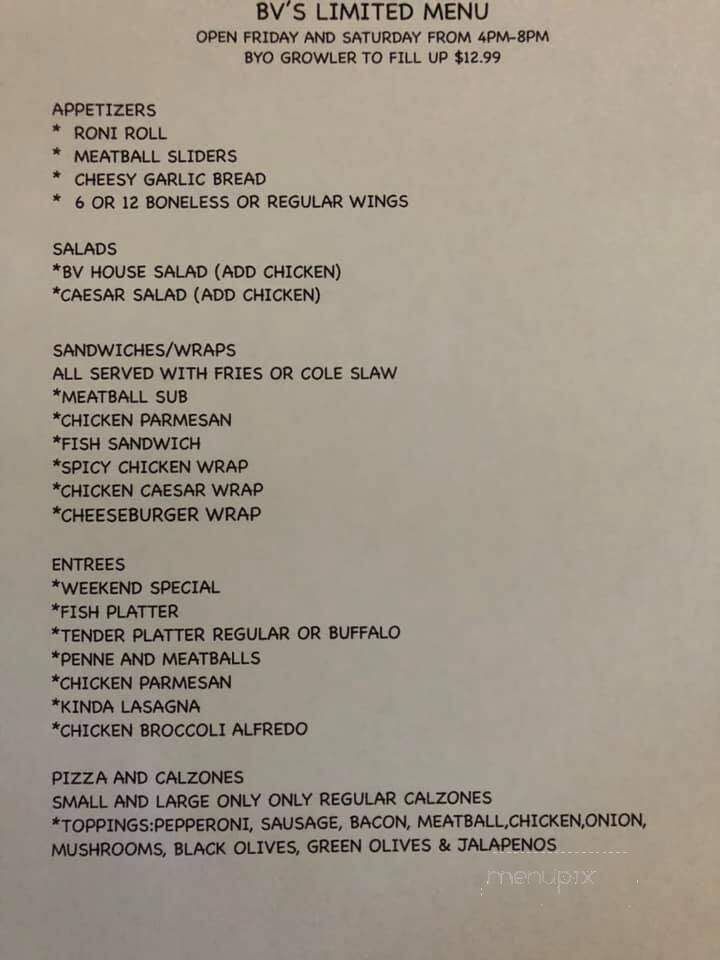 Buona Vita Restaurant & Bar - Charlotte, NC menu_pic