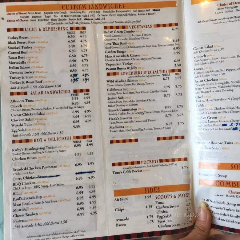 Lovebirds Cafe & Bakery - Alhambra, CA menu_pic