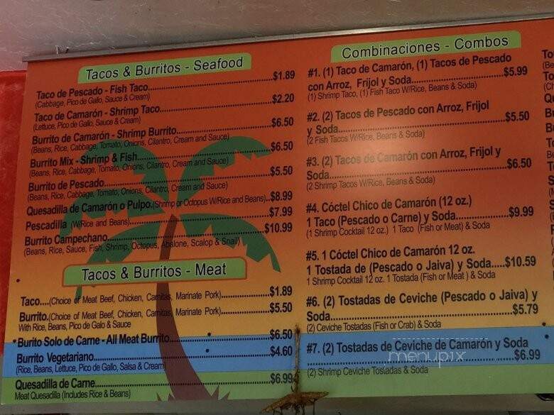 Tacos Ensenada - Duarte, CA menu_pic