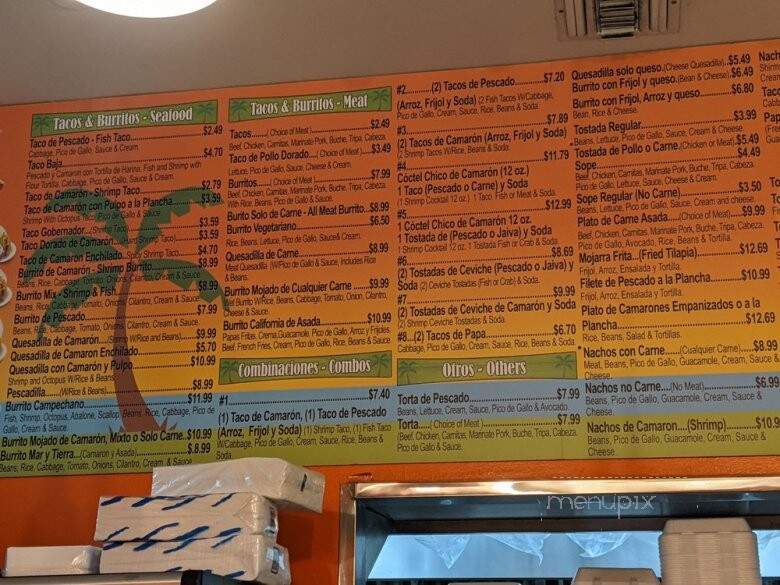 Tacos Ensenada - Duarte, CA menu_pic
