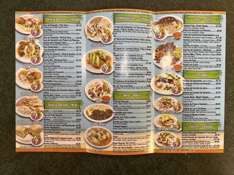 Tacos Ensenada - Duarte, CA menu_pic