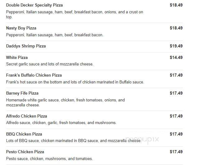 Big Daddy's Pizza - Kearns, UT menu_pic