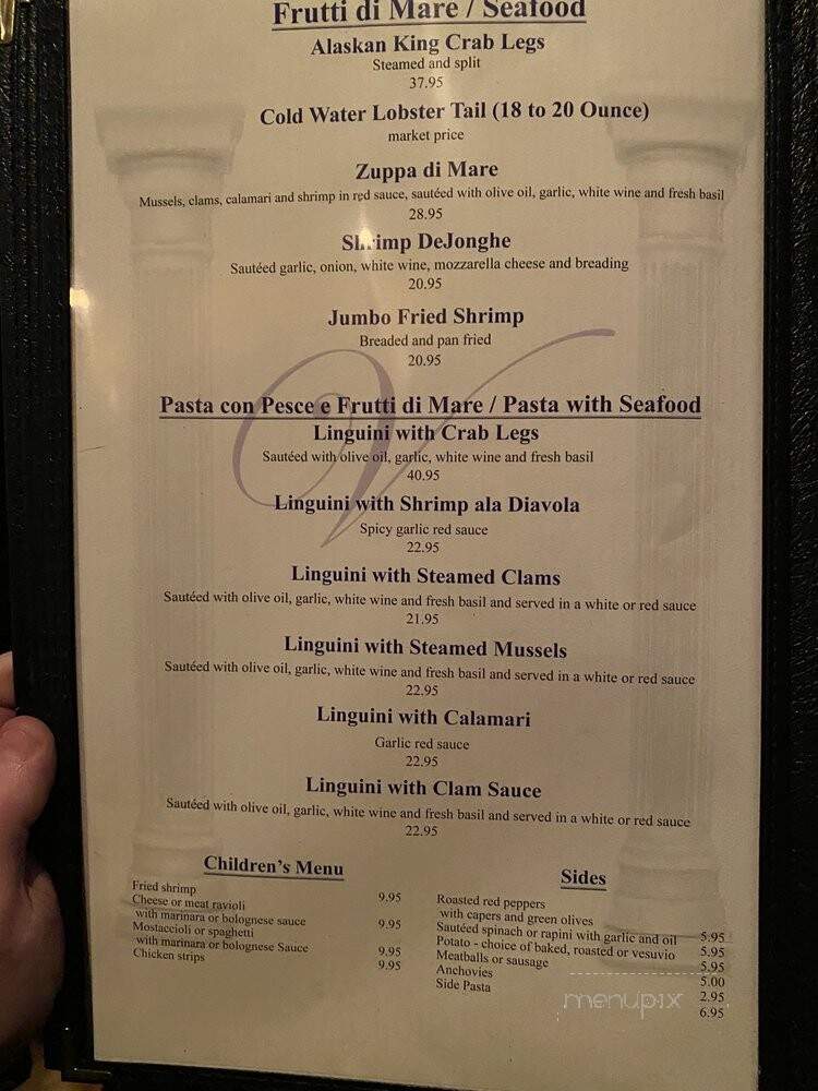 Venuti's Ristorante & Banquets - Addison, IL menu_pic