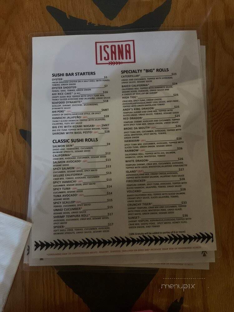 Isana Restaurant - Kihei, HI