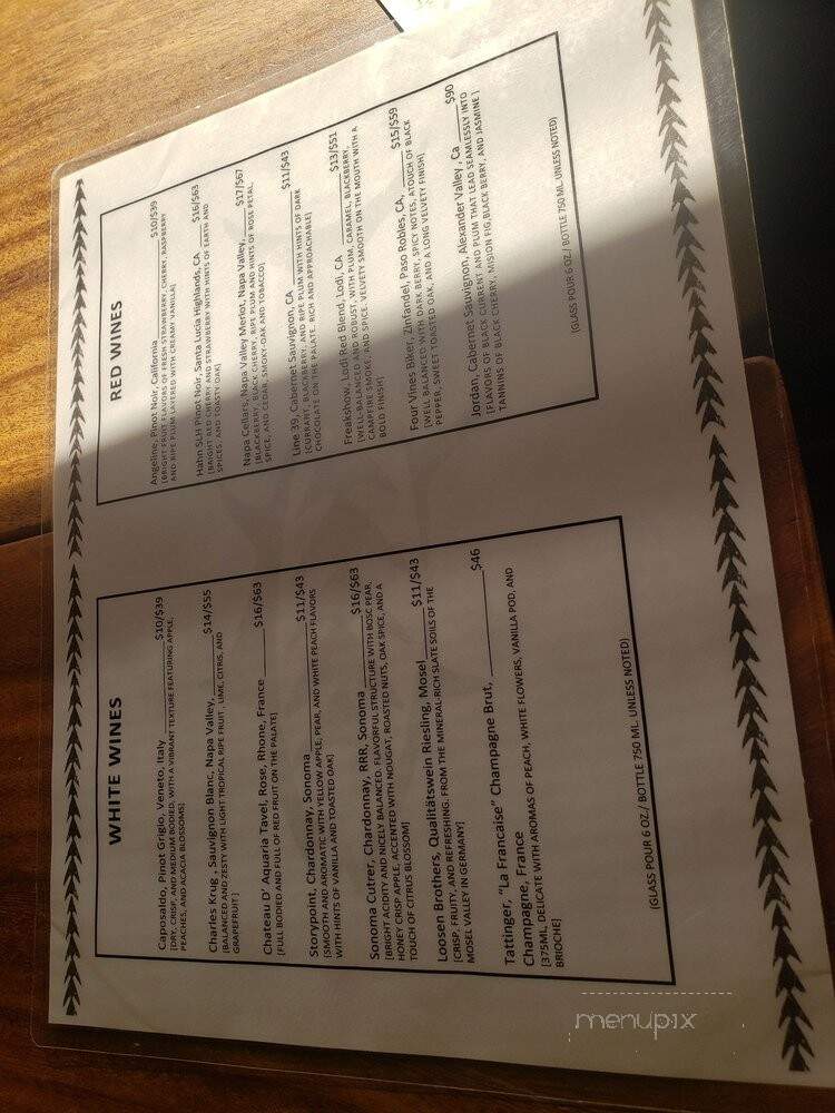 Isana Restaurant - Kihei, HI menu_pic