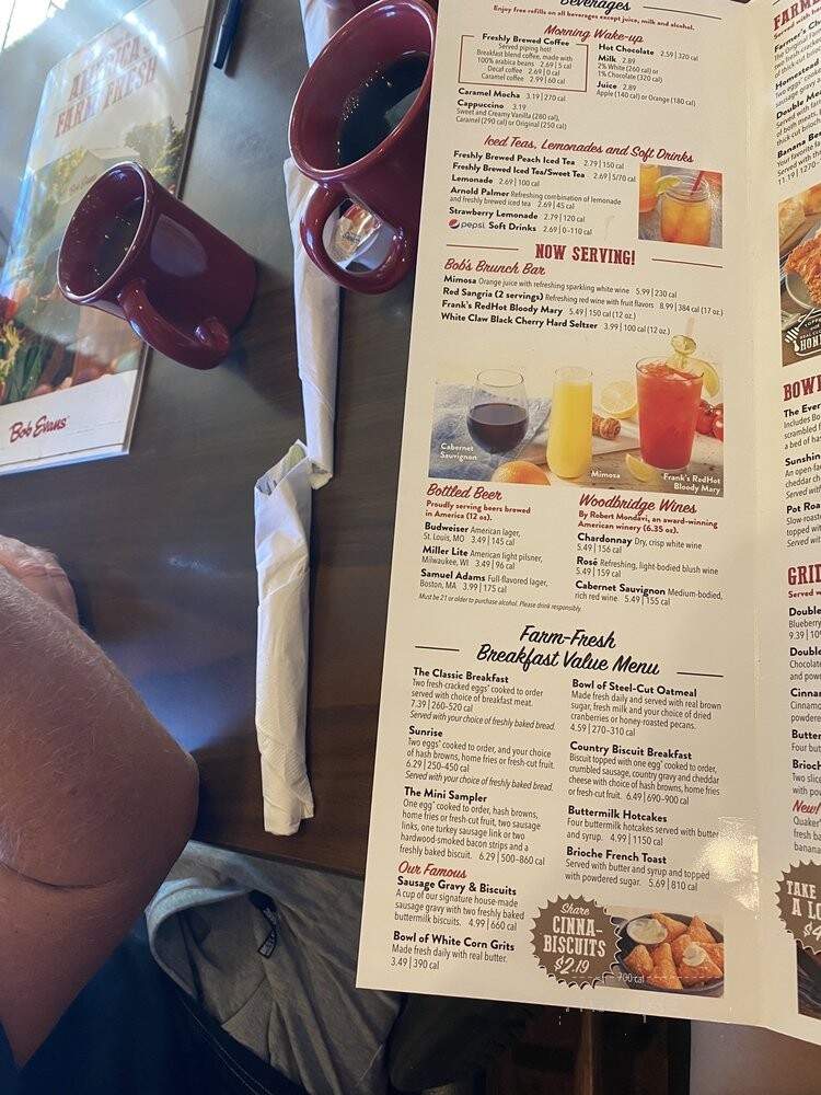 Bob Evans Restaurant - Palm Coast, FL menu_pic