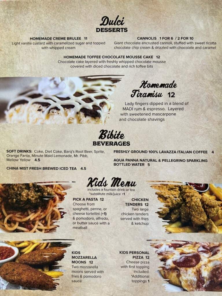 Chianti Room - St Augustine, FL menu_pic
