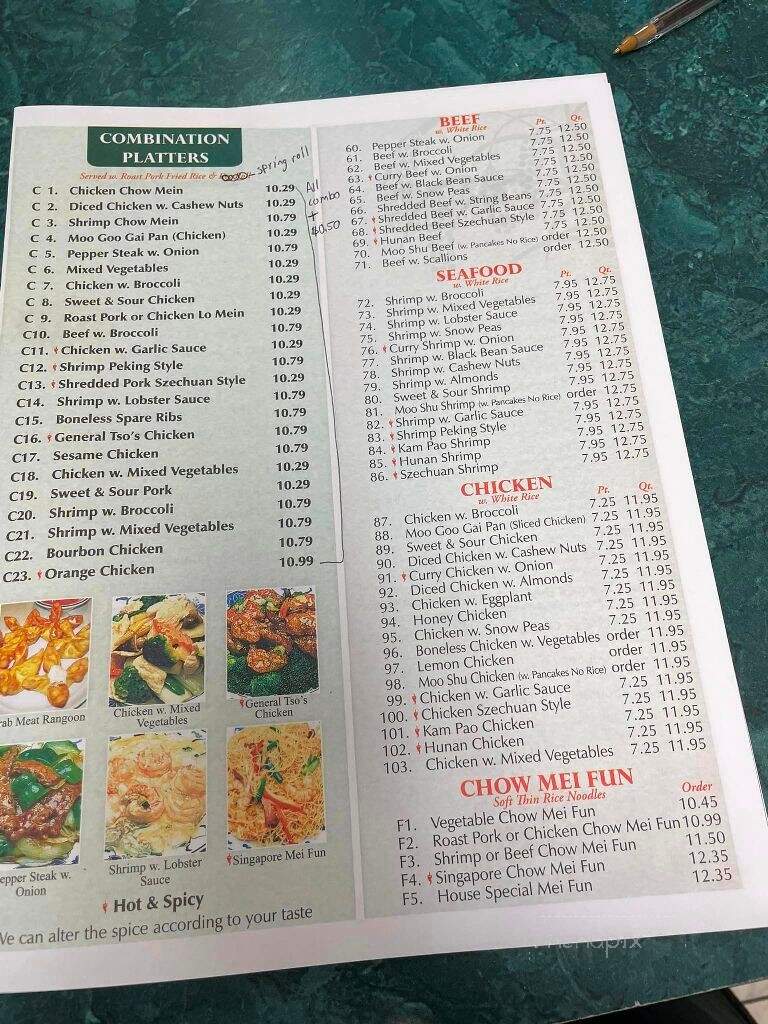 Chung Xiang Chinese Food - Apopka, FL menu_pic