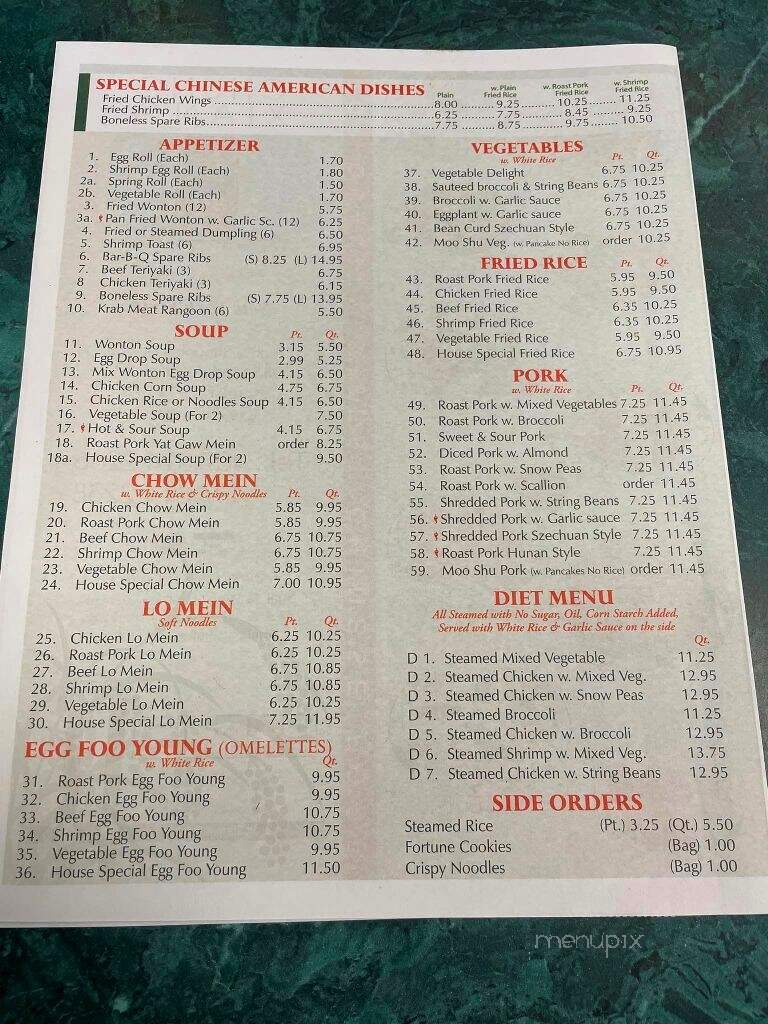 Chung Xiang Chinese Food - Apopka, FL menu_pic