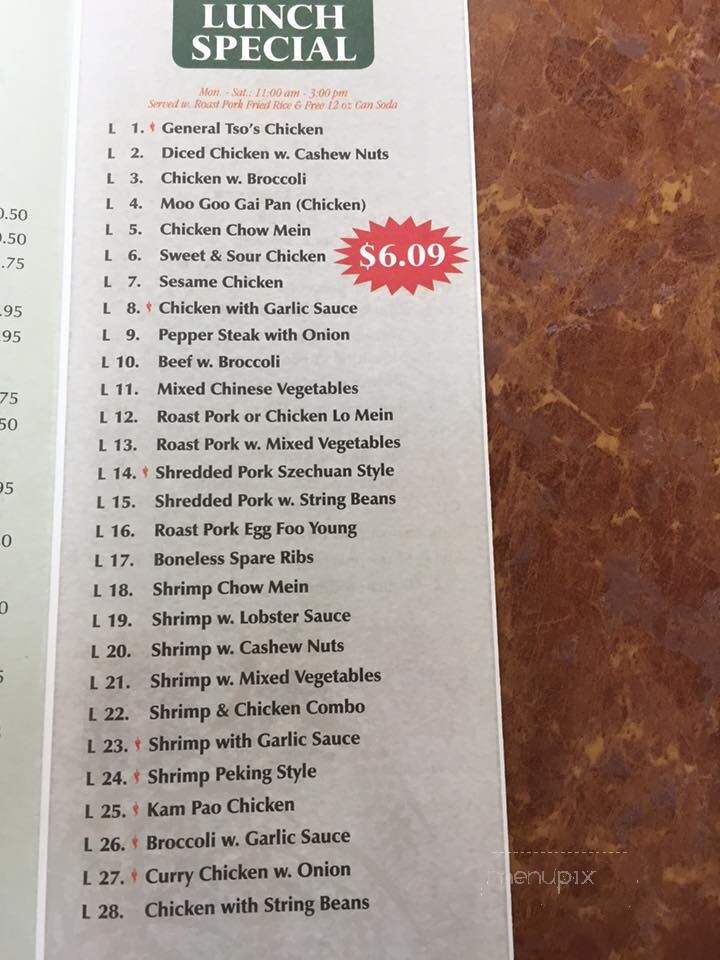 Chung Xiang Chinese Food - Apopka, FL menu_pic