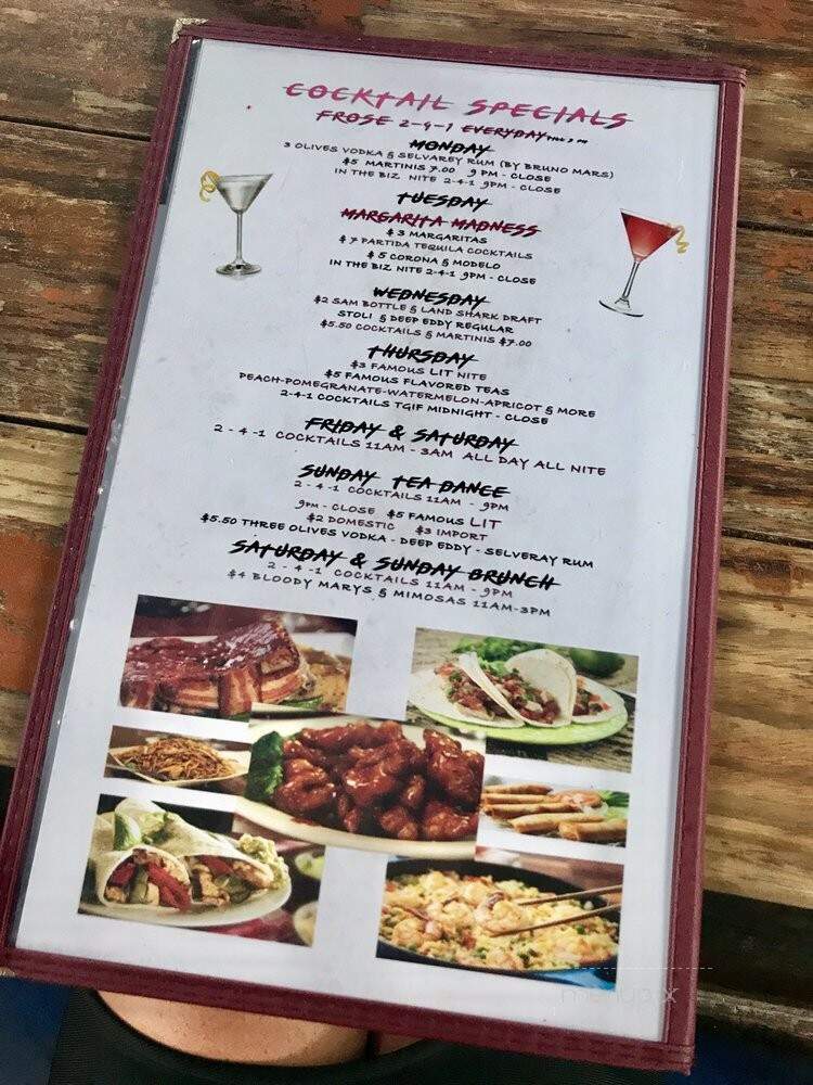 Georgie's Alibi - Wilton Manors, FL menu_pic