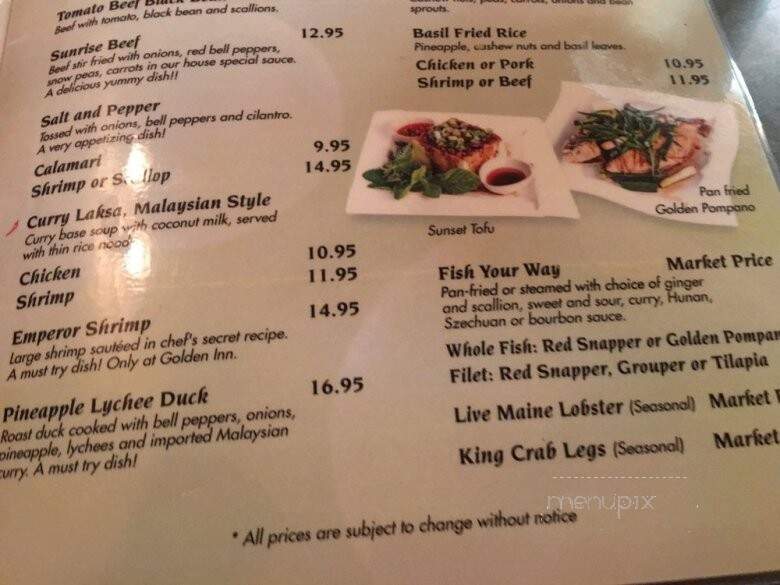 Golden Inn Chinese Restaurant - Lutz, FL menu_pic