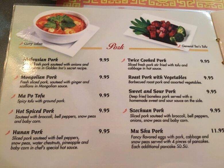 Golden Inn Chinese Restaurant - Lutz, FL menu_pic