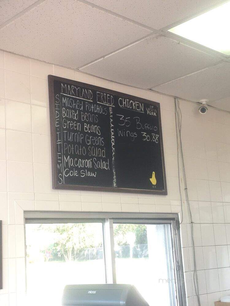 Maryland Fried Chicken - Orlando, FL menu_pic