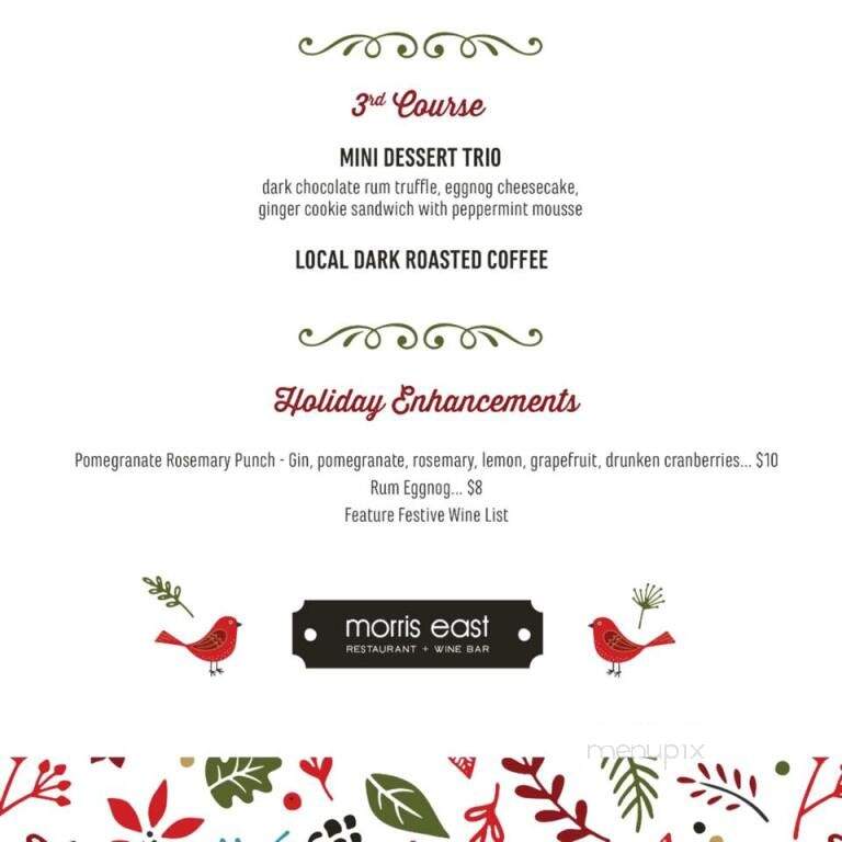 Morris East - Halifax, NS menu_pic