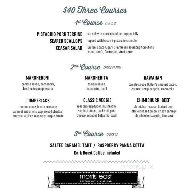 Morris East - Halifax, NS menu_pic