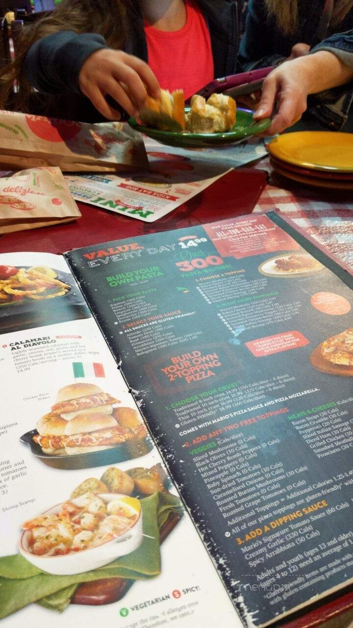 East Side Mario's - Aurora, ON menu_pic
