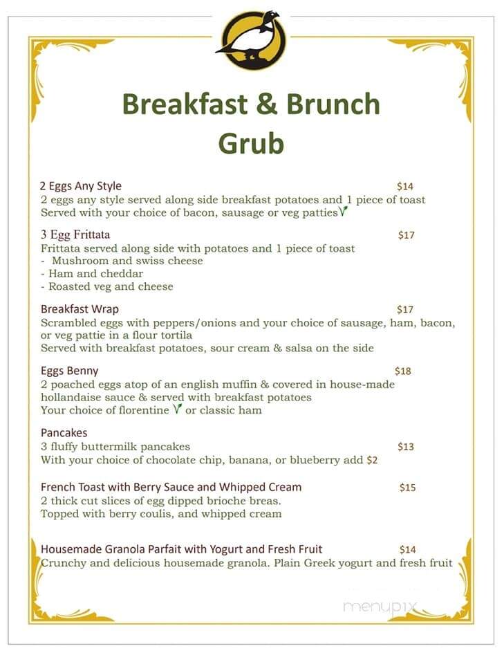 Tundra Inn - Churchill, MB menu_pic