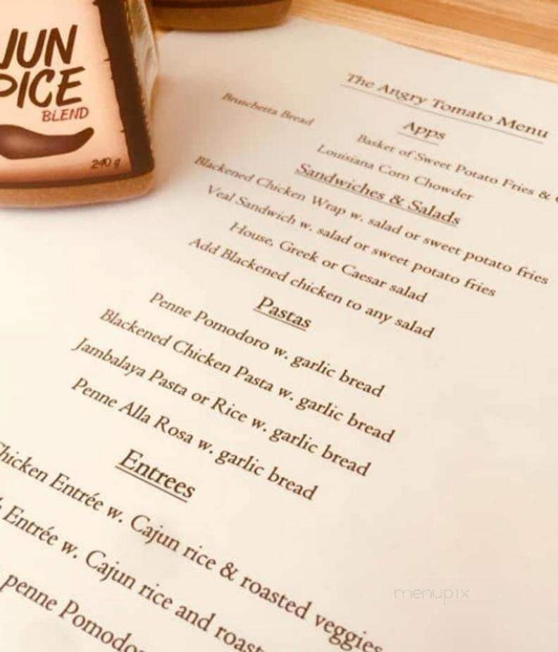 Toby Jug - Bolton, ON menu_pic