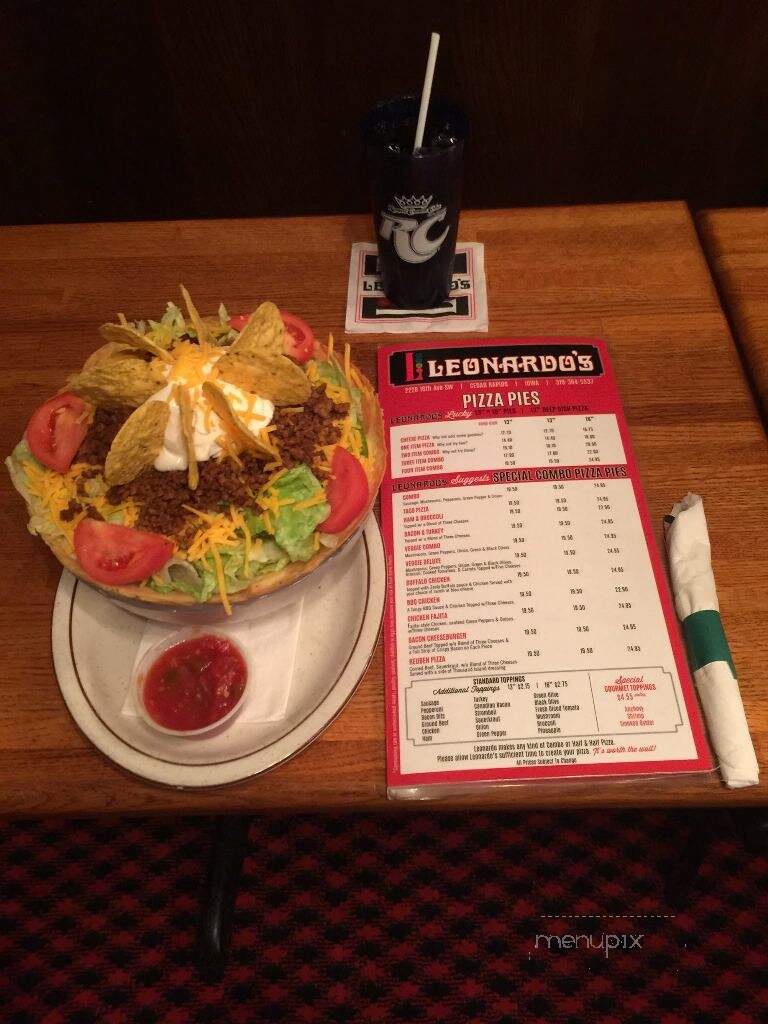 Leonardo's Pizza - Cedar Rapids, IA menu_pic
