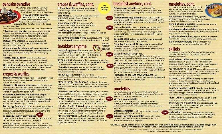 Country Kitchen - Marion, IA menu_pic