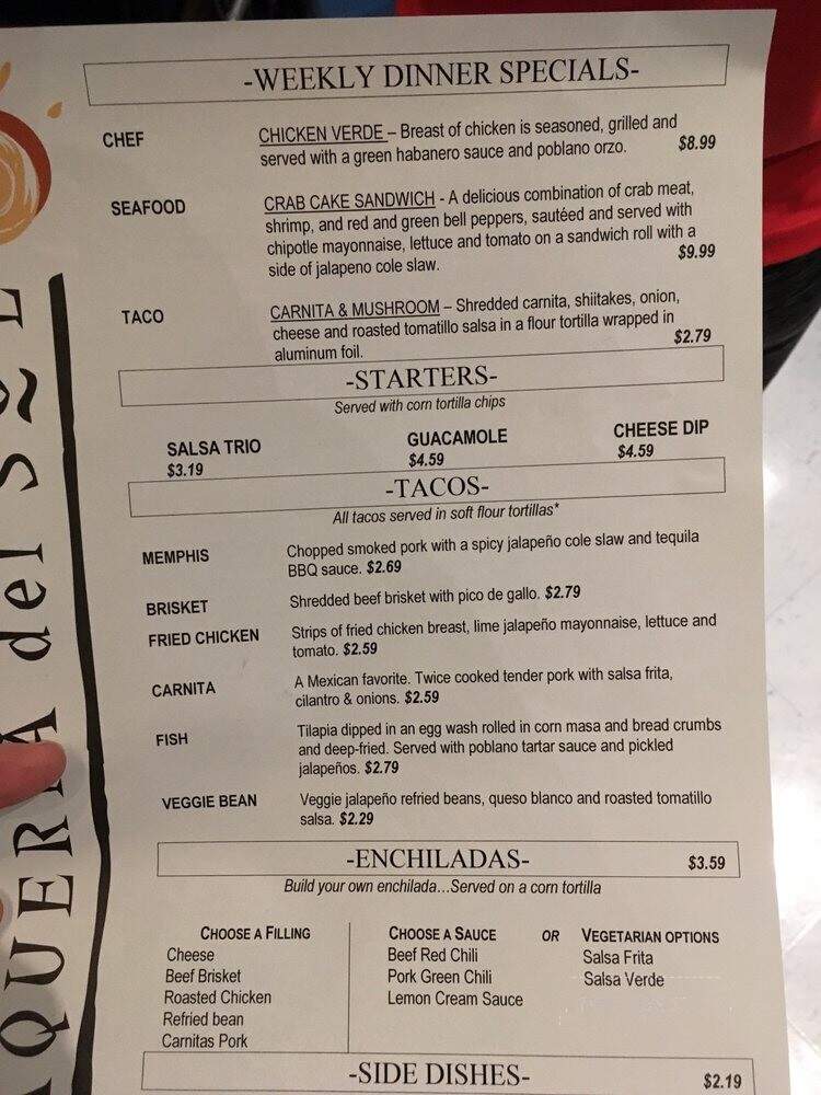 Taqueria Del Sol Decatur - Decatur, GA menu_pic