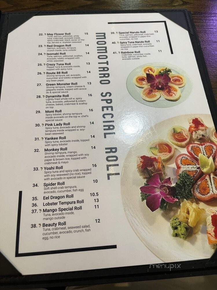 Momotaro Japanese Cuisine - Clark, NJ menu_pic