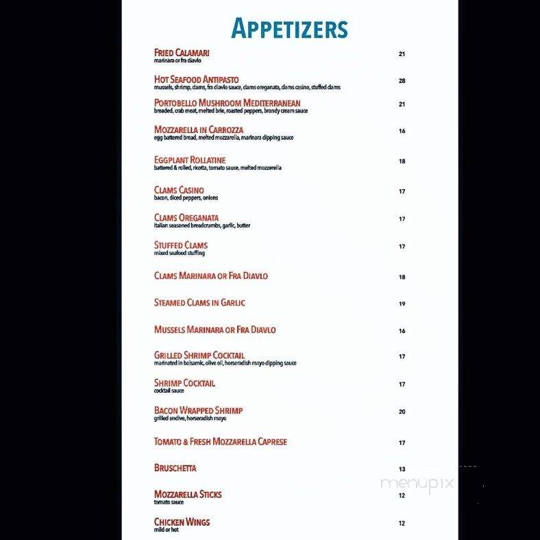 La Perla At Gregory House - Averill Park, NY menu_pic