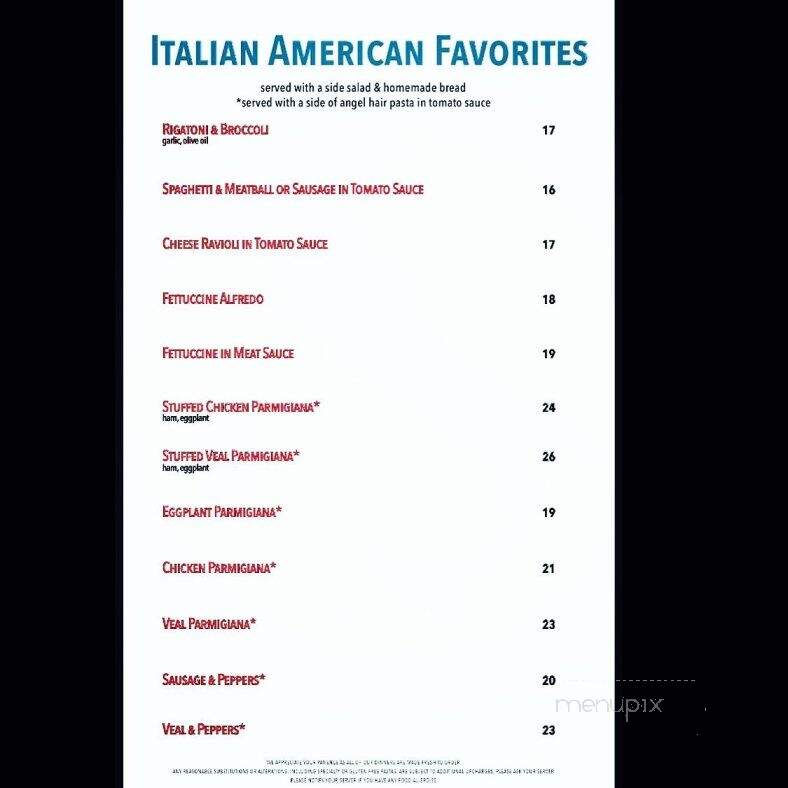 La Perla At Gregory House - Averill Park, NY menu_pic