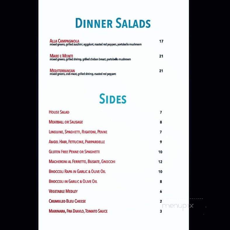 La Perla At Gregory House - Averill Park, NY menu_pic